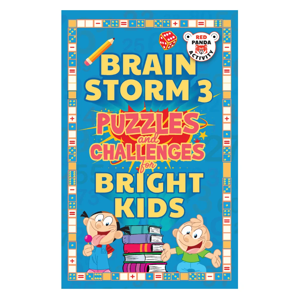 Brain Storm 3: Puzzles & Challenges For Smart Kids | Red Panda | Children's Activity Book