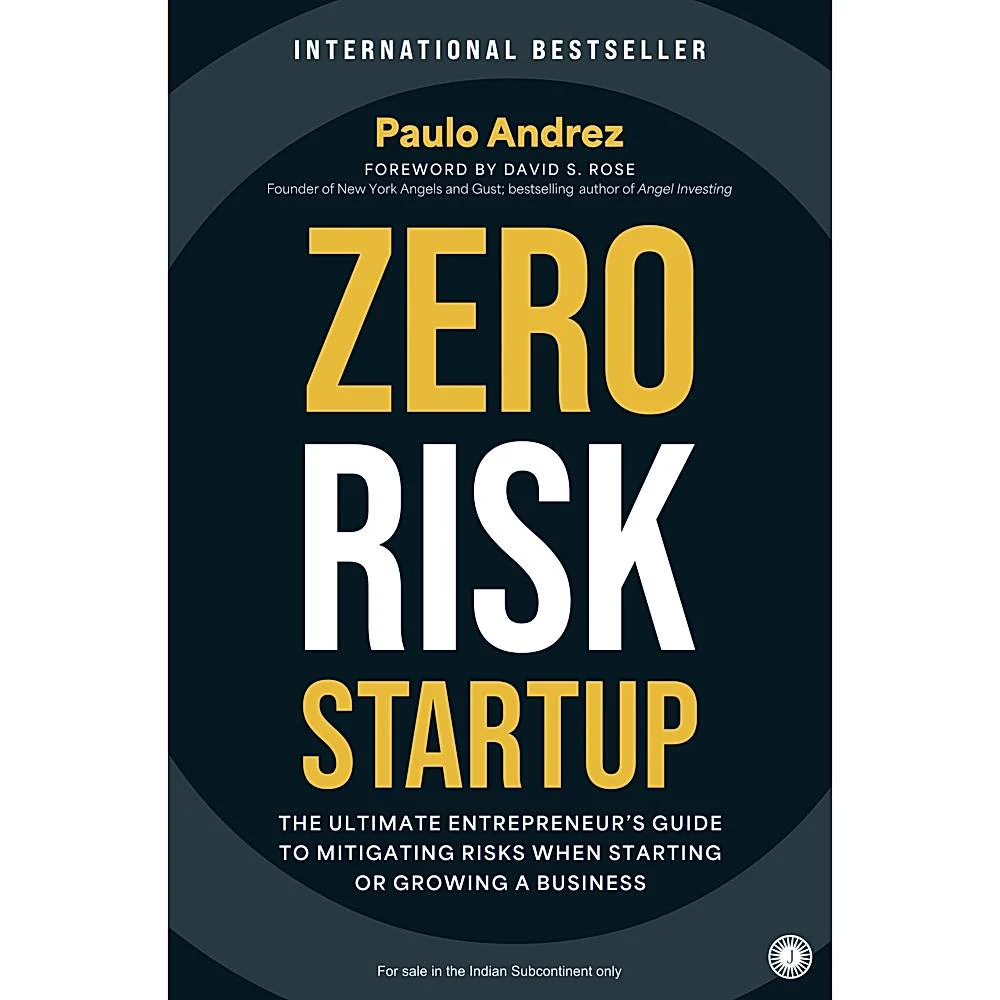 Zero Risk Startup By Paulo Andrez | Jaico Publishing | Non-Fiction | Business & Economics Book