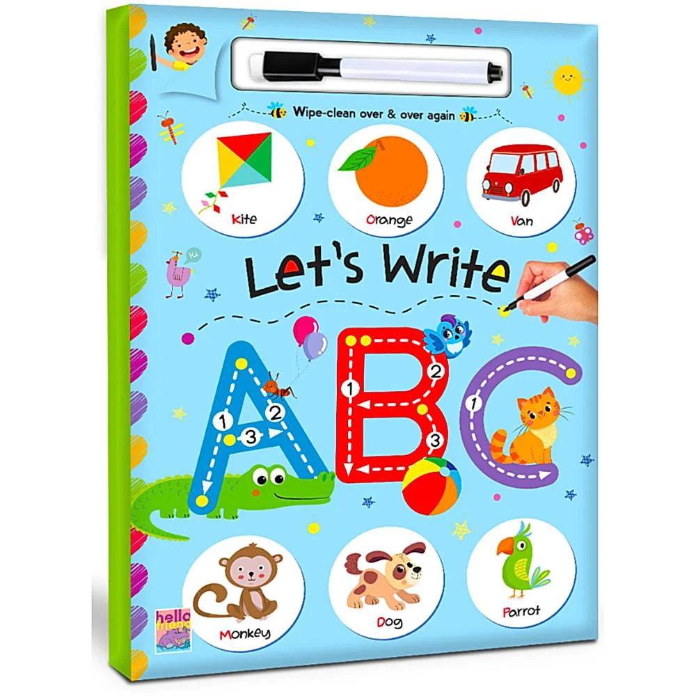 Hello Friend Let's Writre Wipe-Clean Book with Pen
