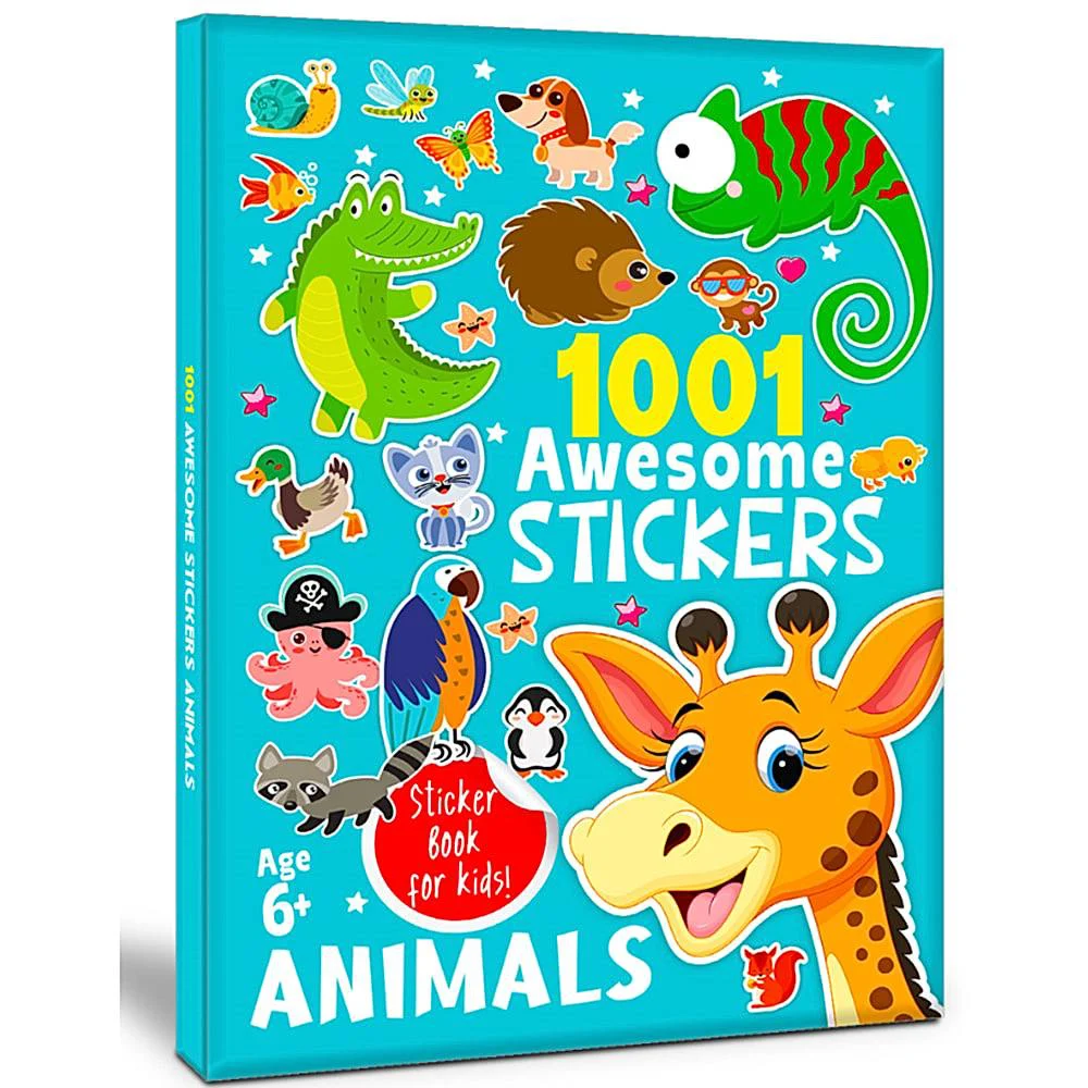 Hello Friend 1001 Animal Sticker Book