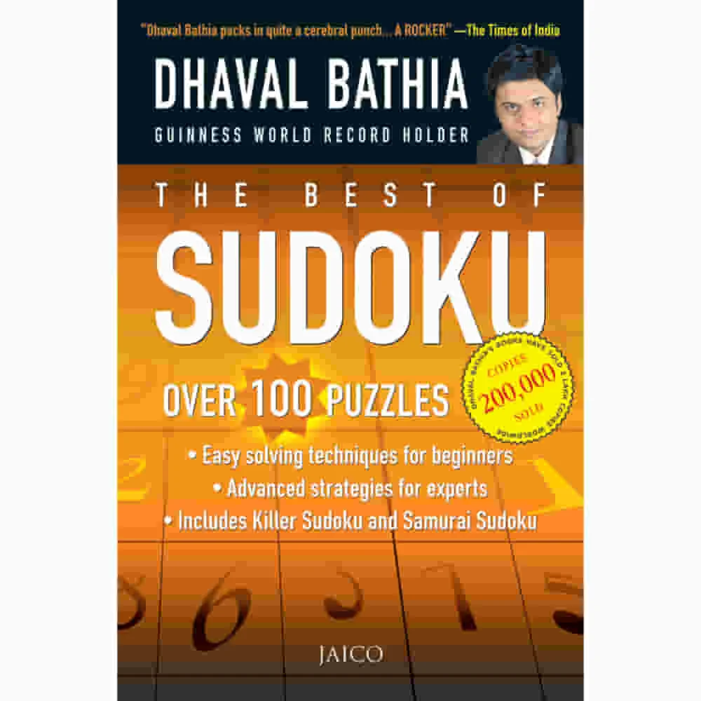 The Best Of Sudoku By Dhaval Bathia | Jaico Publishing | Non-Fiction Book