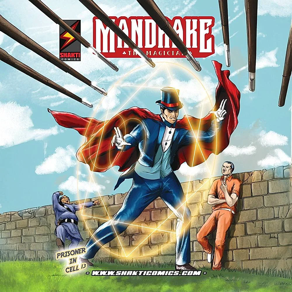 Mandrake Prisoner In Room No. 13 By Lee Falk | Shakti Comics | Graphic Novel
