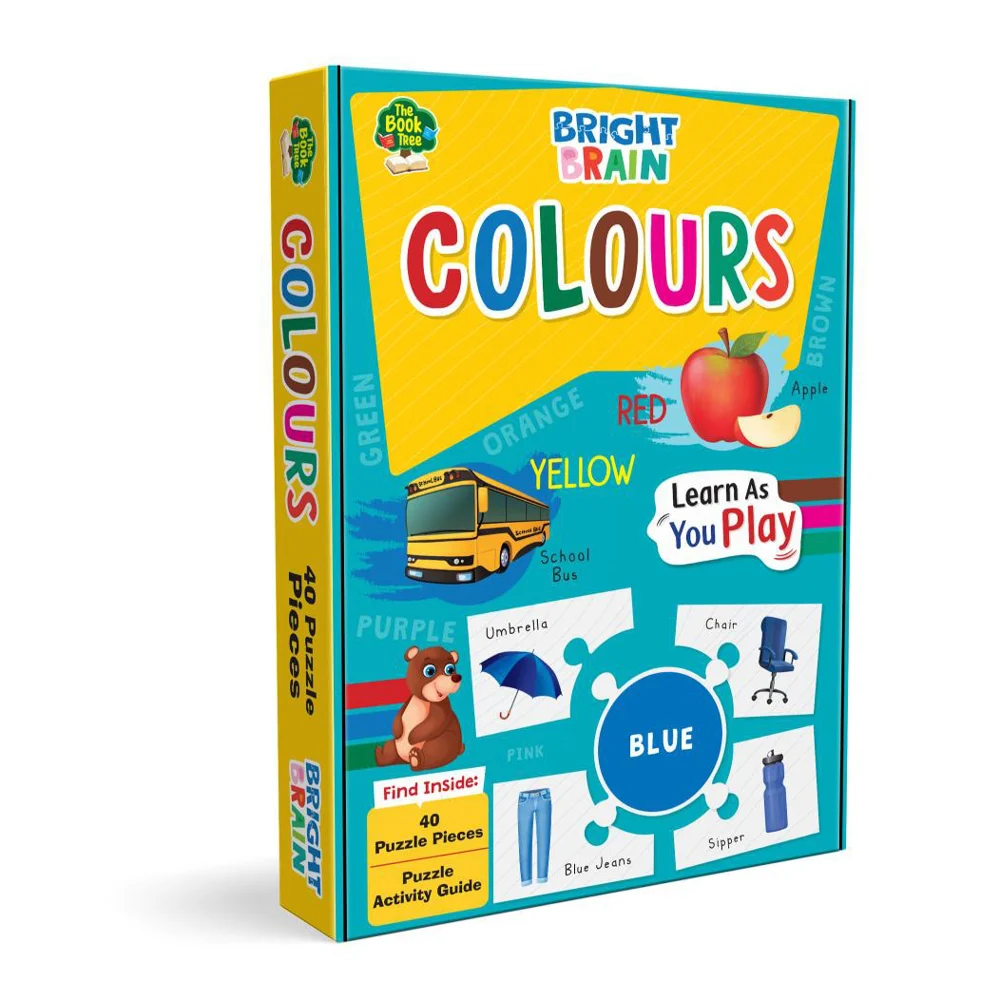 Bright Brain Colours Puzzle | Majestic | Children's Activity | Early Learning