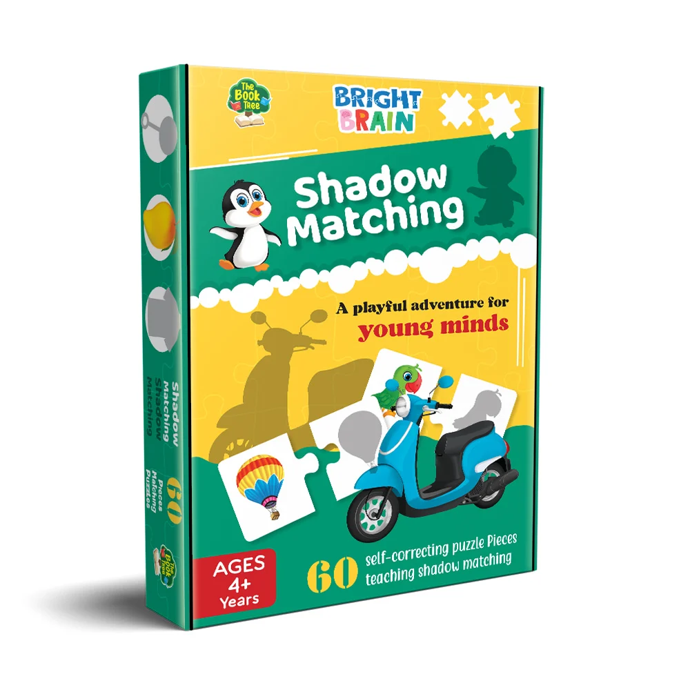 Bright Brain Shadow Matching 60 (30 Sets) | Majestic | Children's Activity | Early Learning
