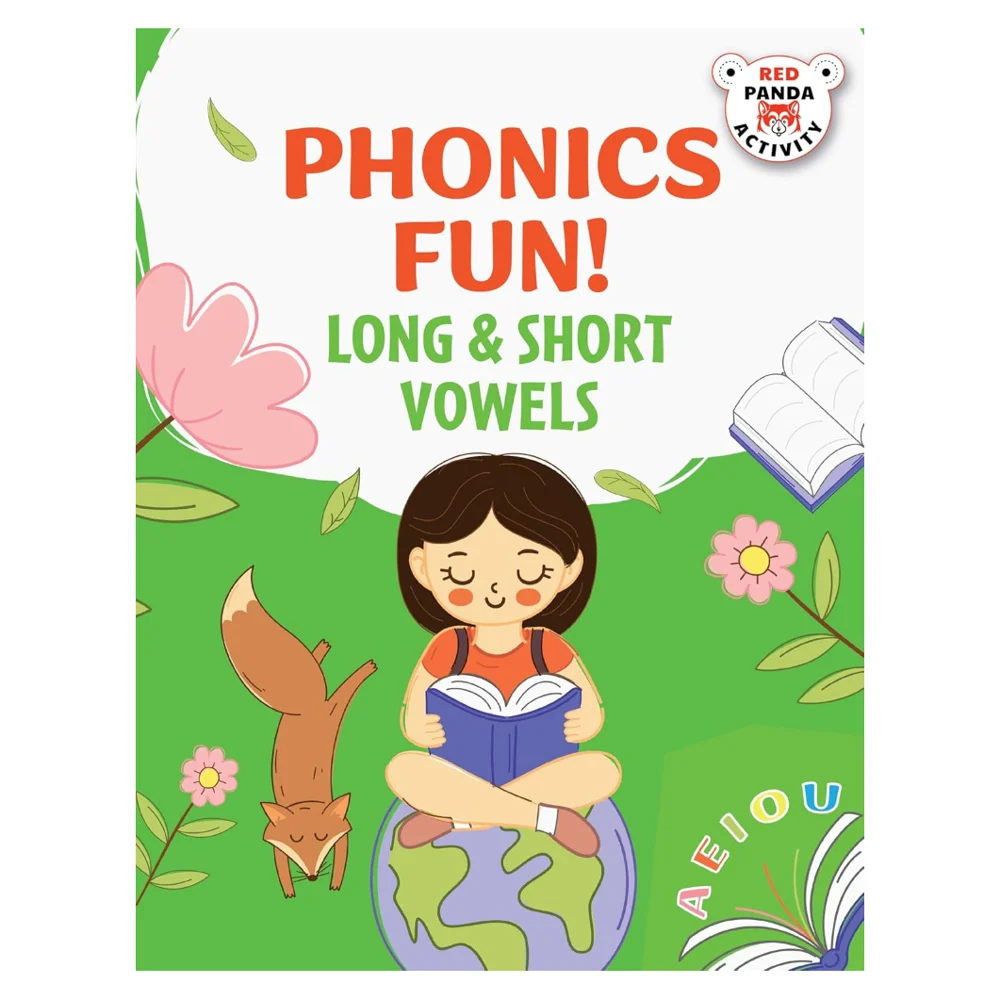 Phonics Fun - Long & Short Vowels by Red Panda | Children Activity Book | Westland Books