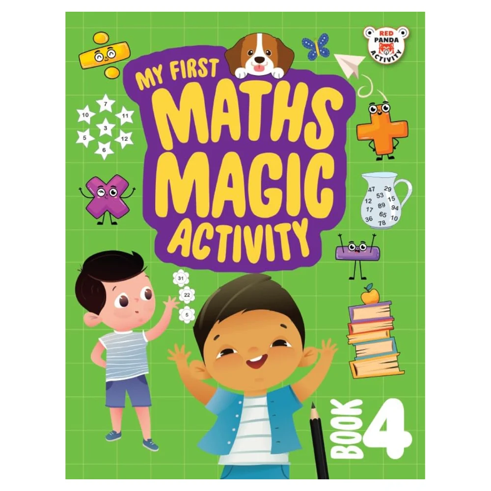 My First Maths Magic Activity Book 4 by Red Panda | Children Activity Book | Westland Books