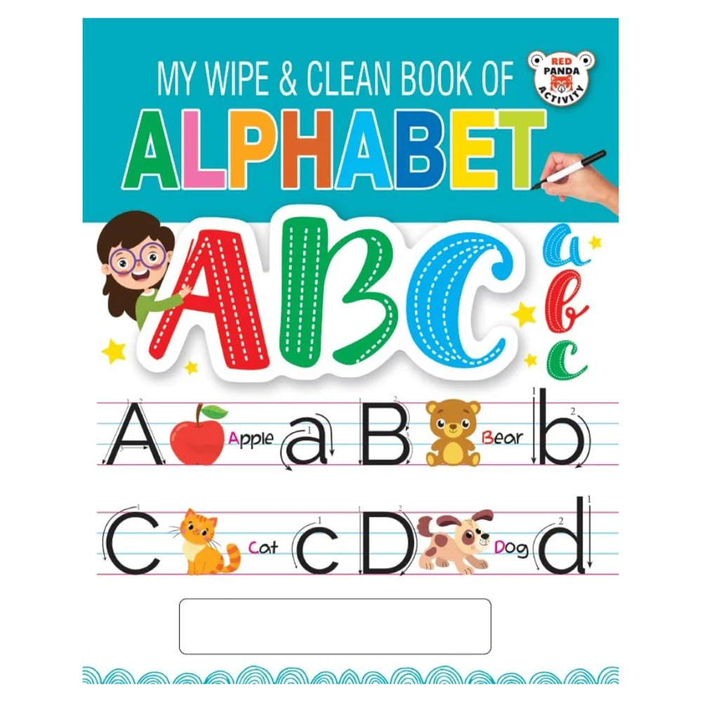 My Wipe & Clean Book of Alphabet by Red Panda | Activity Book | Westland Books