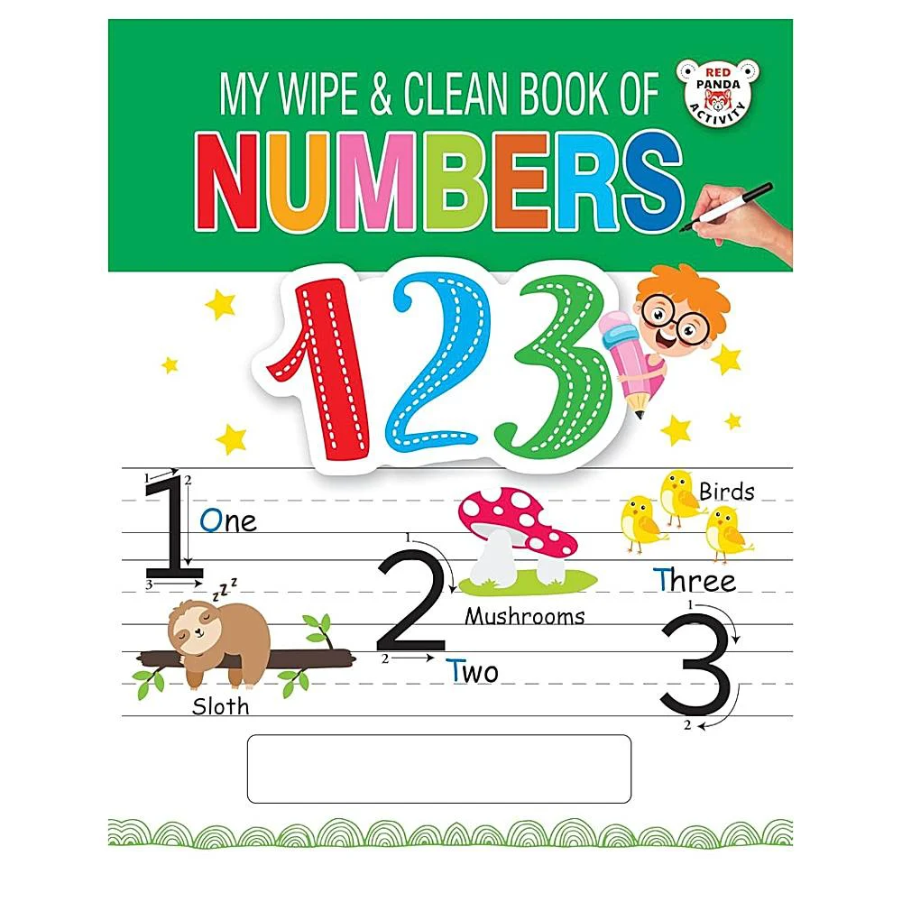 My Wipe & Clean Book of Numbers by Red Panda | Children's Activity Book | Westland Books