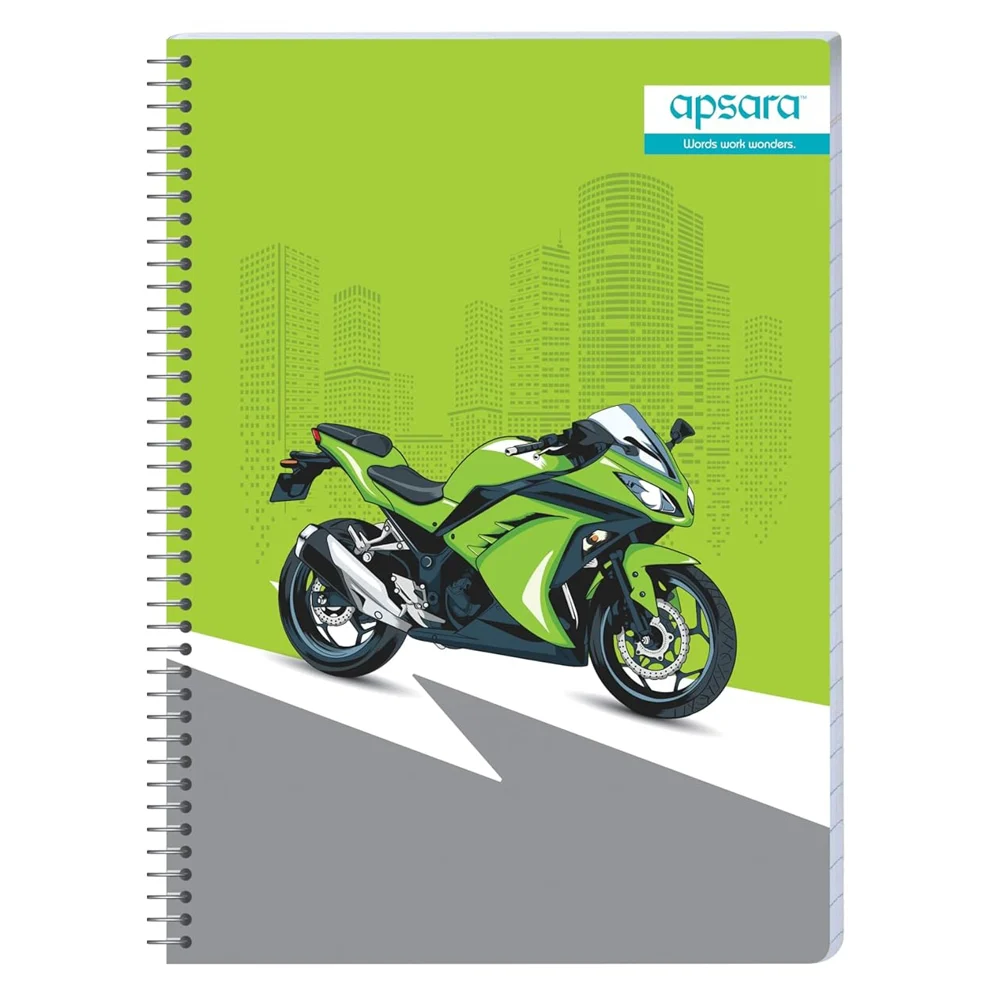 Apsara Spiral Notebook 5 Subject Unruled 24X18 252Pages