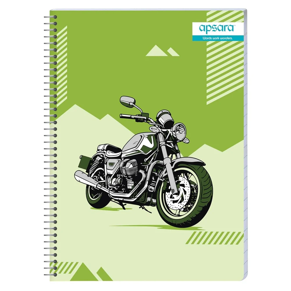 Apsara Spiral Notebook 5Subject Unruled 26.7X20.3 252Pages