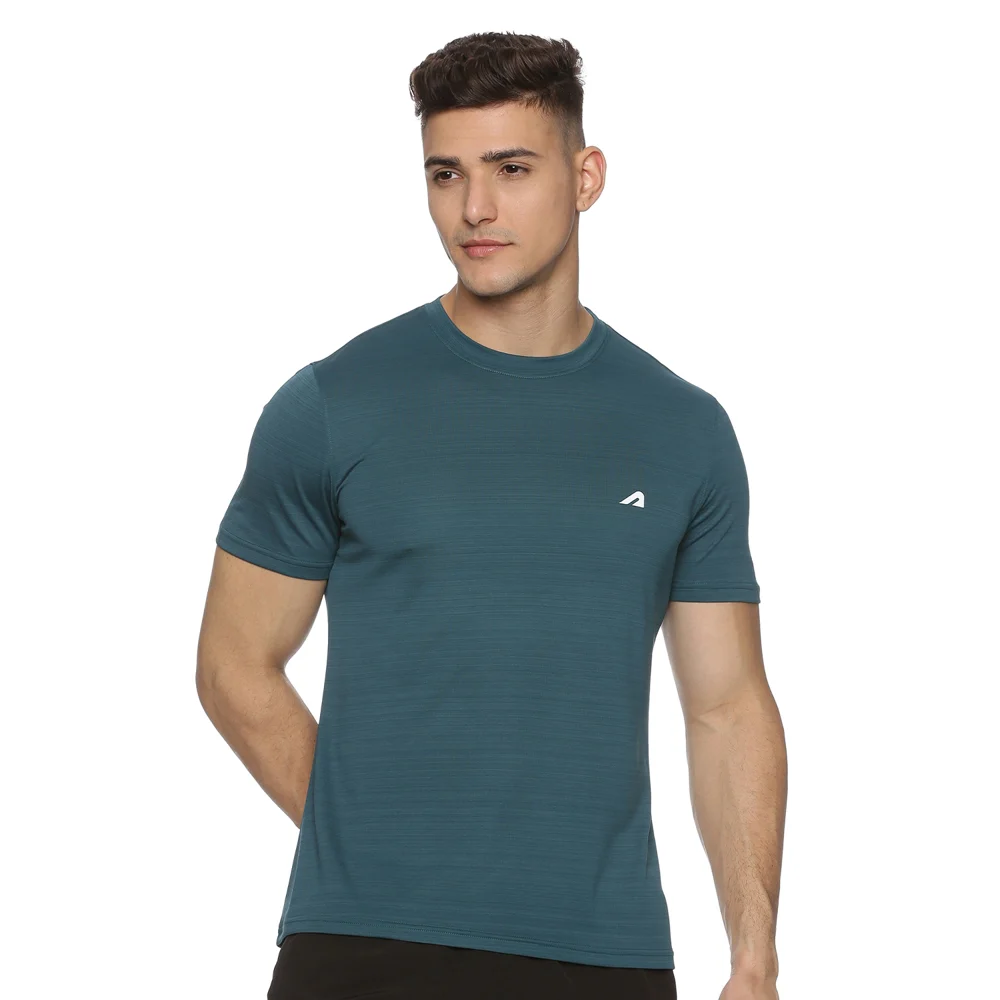 Boldfit Regular T-Shirt For Men Round Neck (XL) - Green