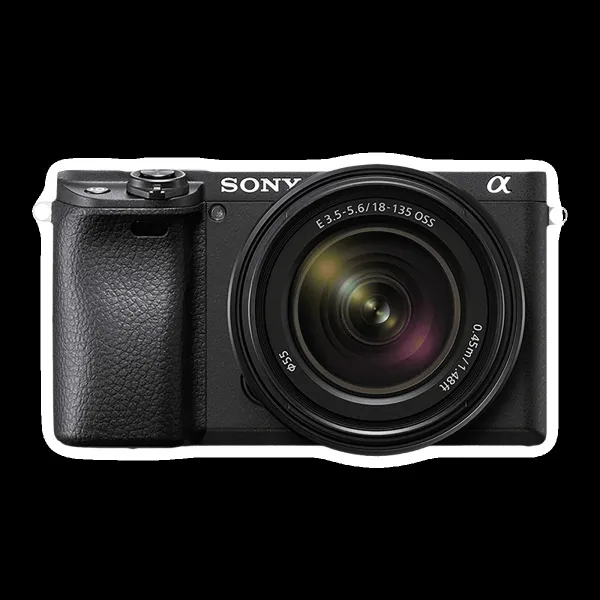 SONY Alpha 6400 24.2MP Mirrorless Camera (18-135 mm Lens, 23.5 x 15.6 mm Sensor, Tiltable LCD Screen)