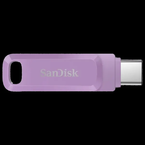 SanDisk Ultra Dual Drive Go 64GB USB Type A (3.2), USB Type C (3.2) OTG Pen Drive (Automatic Backup Is Just A Plug-In Away, Lavender)