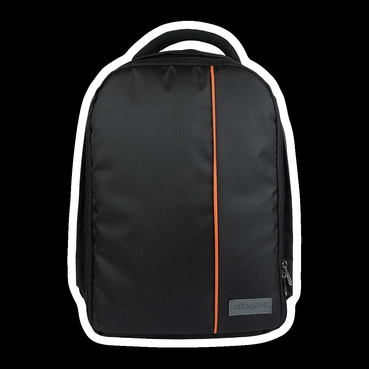 DigiTek DCB 001 Not Available Camera Backpack For DSLR, SLR (  Adjustable Shoulder Strap , DCB 001 , Black/Orange )