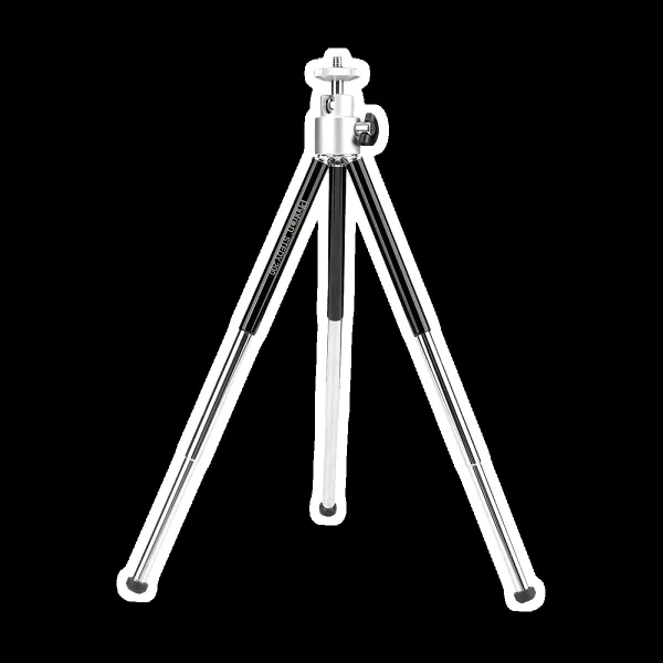 Photron Stedy 200 26.5cm Adjustable Mini Tripod for Mobile and Camera (360 Degree Rotatable, Black)