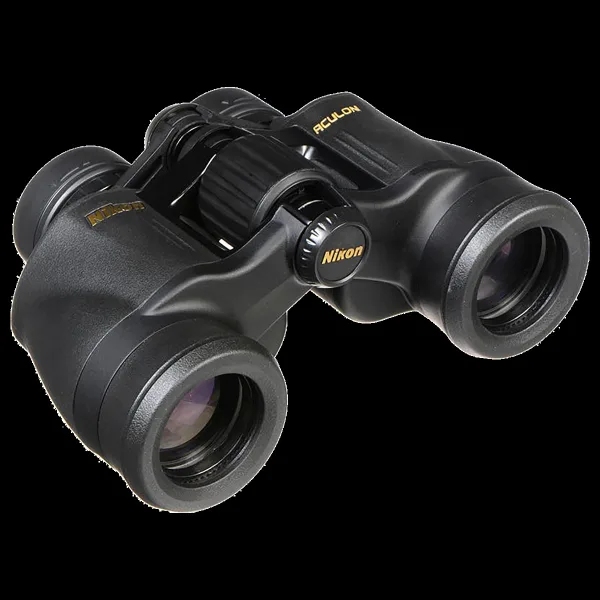 Nikon Aculon A211 7x 35mm Porro Prism Optical Binoculars (Aspherical Eyepiece Lenses, BAA810SA, Black)