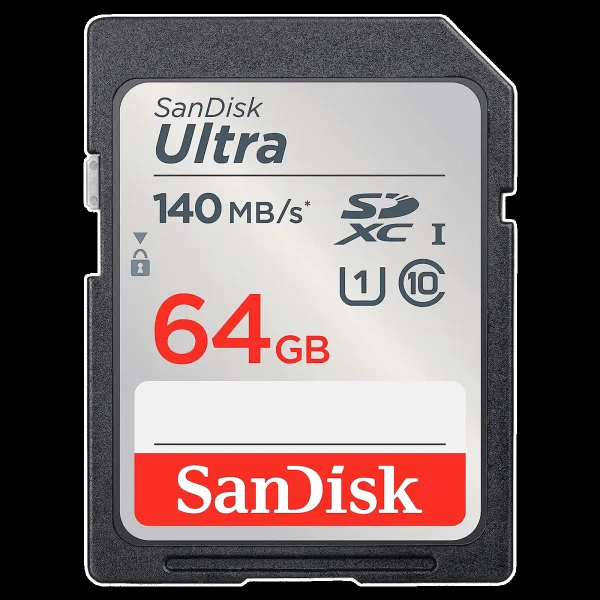 SanDisk Ultra SDXC 64GB Class 1 140MB/s Memory Card