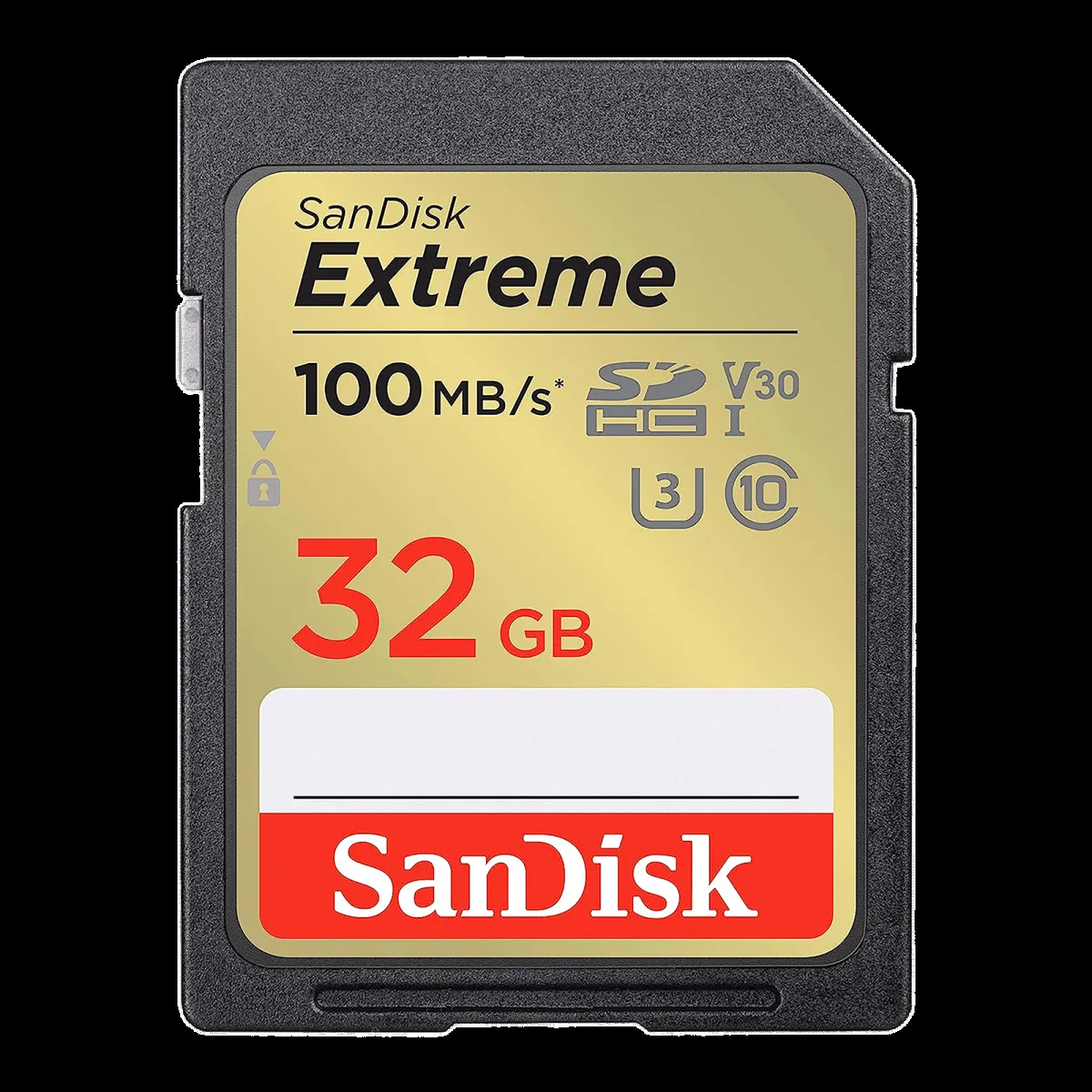 SanDisk Extreme SD SDHC 32GB Class 3, Class 30 100MB/s Memory Card
