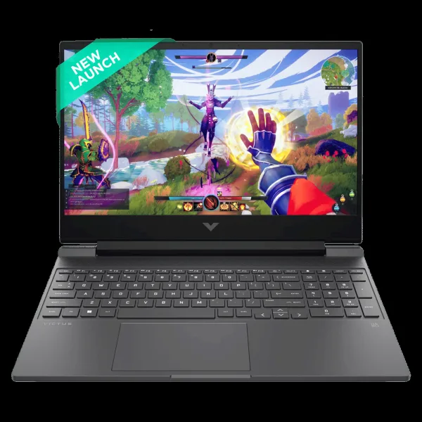 HP Victus 15-fb3185AX AMD Ryzen 7 Gaming Laptop (24GB, 1TB SSD, Windows 11 Home, 8GB Graphics, 15.6 inch 144 Hz Full HD IPS Display, NVIDIA GeForce RTX 5050, MS Office Home 2024, Mica Silver, 2.29 KG)