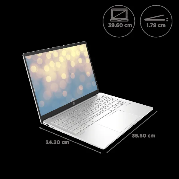 HP 15s-fr5009TU Intel Core i3 12th Gen Laptop (8GB, 512GB SSD, Windows 11 Home, 15.6 inch FHD Display, MS Office 2021, Natural Silver, 1.69 KG)