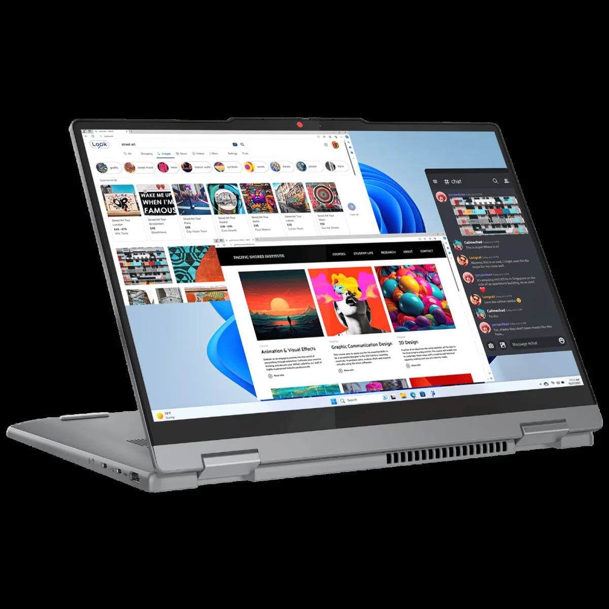 Lenovo IdeaPad 5 14IRH9 Intel Core i5 13th Gen Touchscreen 2-in-1 Laptop (16GB, 512GB SSD, Windows 11 Home, 14 inch WUXGA IPS Display, MS Office 2024, Luna Grey, 1.6 KG)