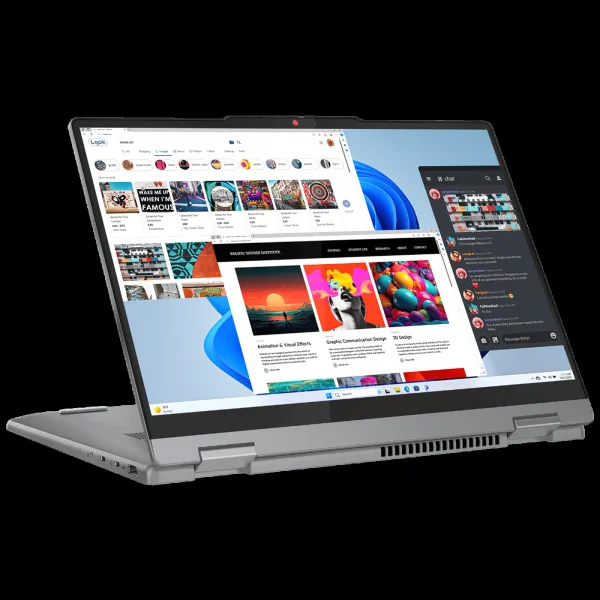 Lenovo IdeaPad 5 14IRH9 Intel Core i5 13th Gen Touchscreen 2-in-1 Laptop (16GB, 512GB SSD, Windows 11 Home, 14 inch WUXGA IPS Display, MS Office 2024, Luna Grey, 1.6 KG)