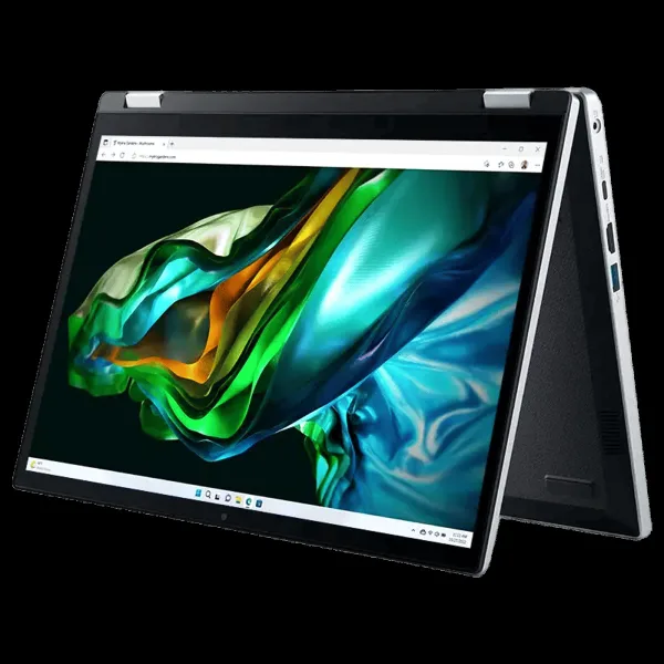 acer Aspire 3 Spin A3SP14-31PT Intel Core i3 Touchscreen 2-in-1 Laptop (8GB, 512GB SSD, Windows 11 Pro, 14 inch WUXGA IPS Display, MS Office 2021, Silver, 1.54 KG)