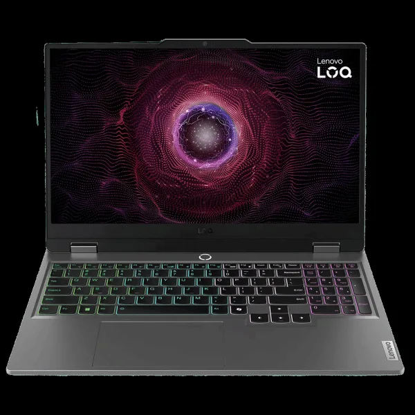 Lenovo LOQ 15ARP9 AMD Ryzen 5 Gaming Laptop (24GB, 512GB SSD, Windows 11 Home, 4GB Graphics, 15.6 inch 144 Hz Full HD IPS Display, NVIDIA GeForce RTX 3050A, MS Office Home 2024, Luna Grey, 2.38 KG)