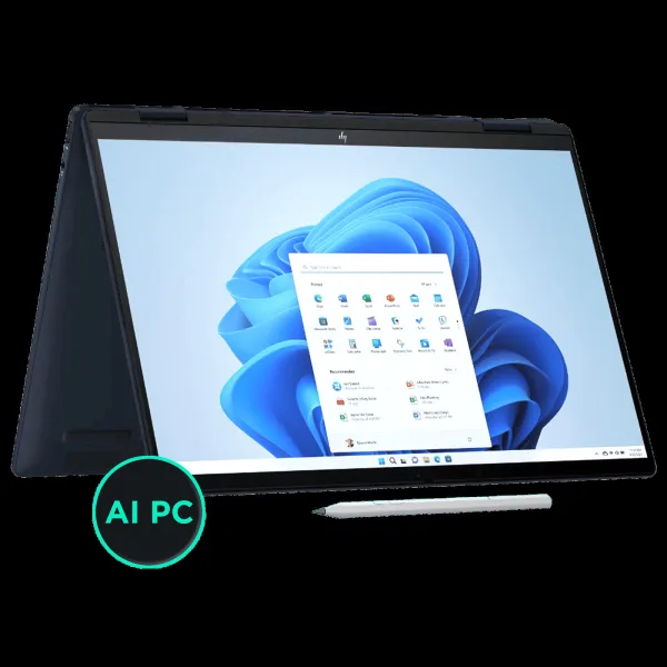 HP Envy X360 Intel Core Ultra 7 Touchscreen 2-in-1 Laptop (16GB, 512GB SSD, Windows 11, 14 inch OLED Display, MS Office Home & Student 2021, Atmospheric Blue, 3.5 KG)