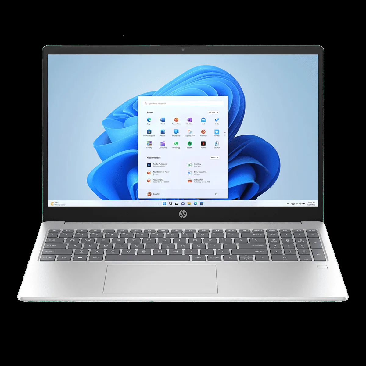 HP 15-hr0007TU Intel Core i5 13th Gen Thin & Light Laptop (16GB, 512GB SSD, Windows 11 Home, 15.6 inch Full HD Display, MS Office 2024, Natural Silver, 1.59 KG)