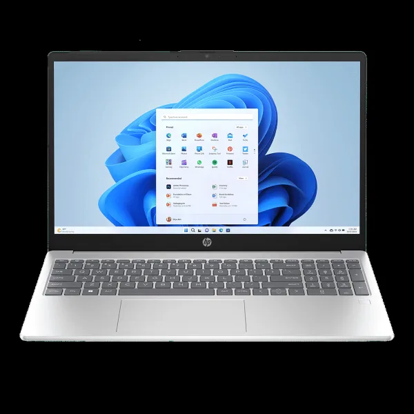 HP 15-hr0007TU Intel Core i5 13th Gen Thin & Light Laptop (16GB, 512GB SSD, Windows 11 Home, 15.6 inch Full HD Display, MS Office 2024, Natural Silver, 1.59 KG)