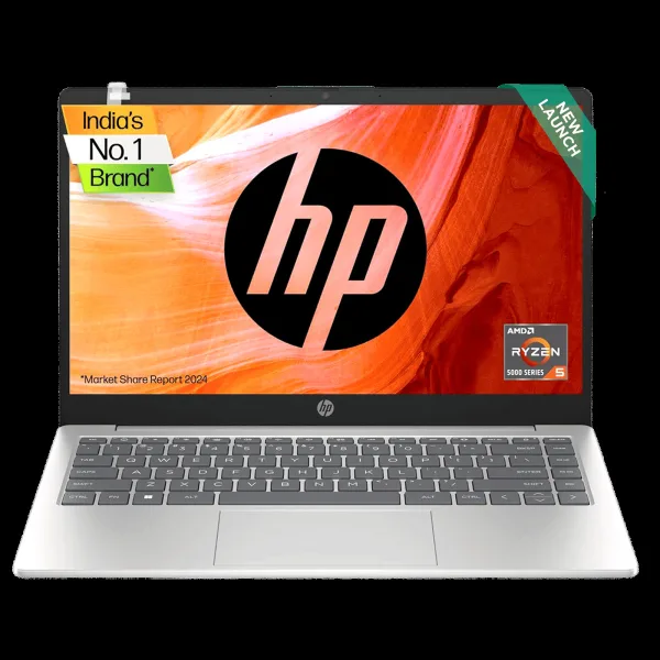 HP 14-em0241AU AMD Ryzen 5 Laptop (16GB, 512GB SSD, Windows 11 Home, 14 inch Full HD IPS Display, Natural Silver, 1.4 KG)