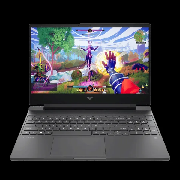 HP Victus 15-fa2701TX Intel Core i5 13th Gen Gaming Laptop (16GB, 512GB SSD, Windows 11 Home, 6GB Graphics, 15.6 inch 144 Hz Full HD IPS Display, NVIDIA GeForce RTX 4050, MS Office Home 2024, Mica Silver, 2.29 KG)
