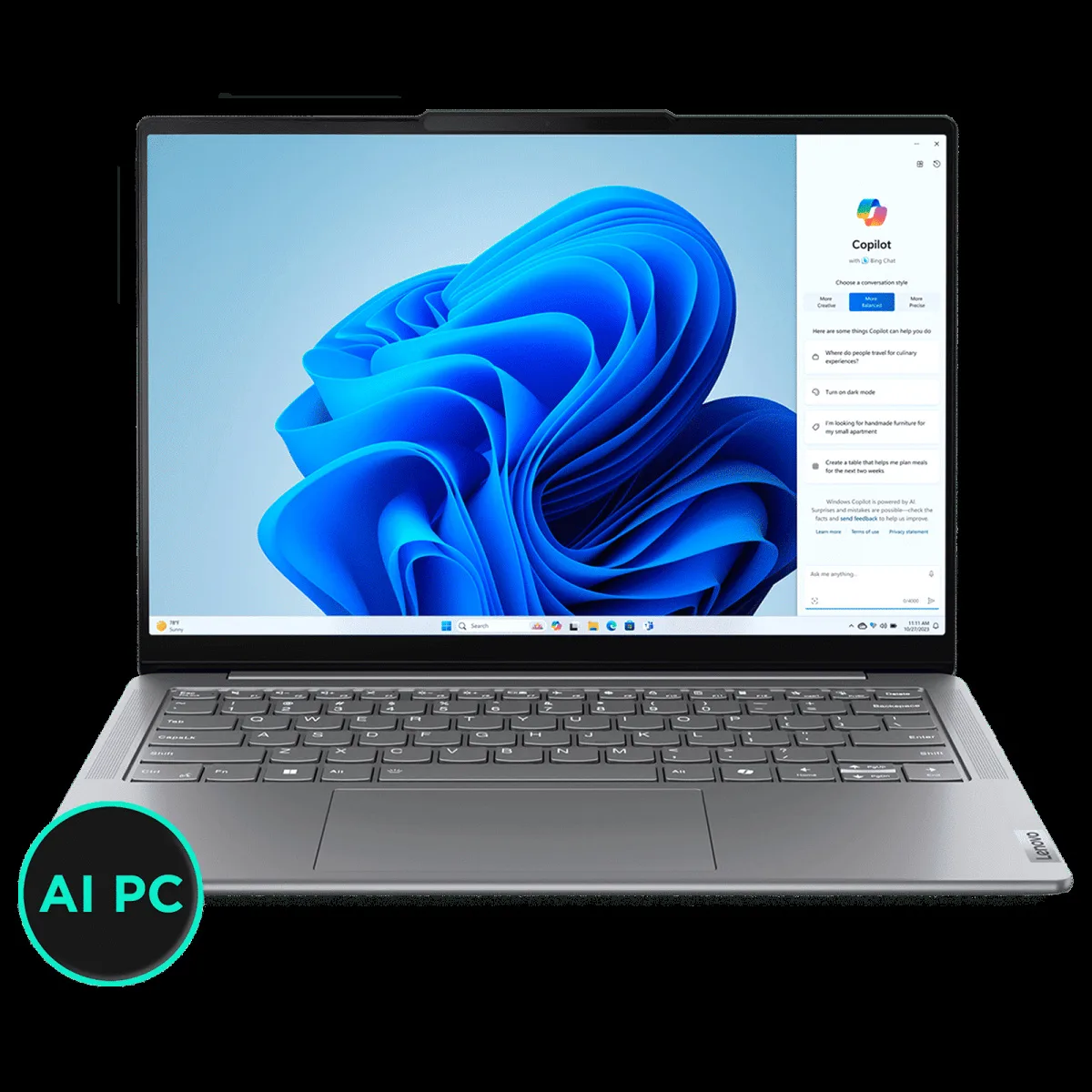 Lenovo Yoga Slim 7 14IMH9 Intel Core Ultra 5 Laptop (16GB, 1TB SSD, Windows 11 Home, 14 inch WUXGA OLED Display, MS Office 2024, Luna Grey, 1.39 KG)