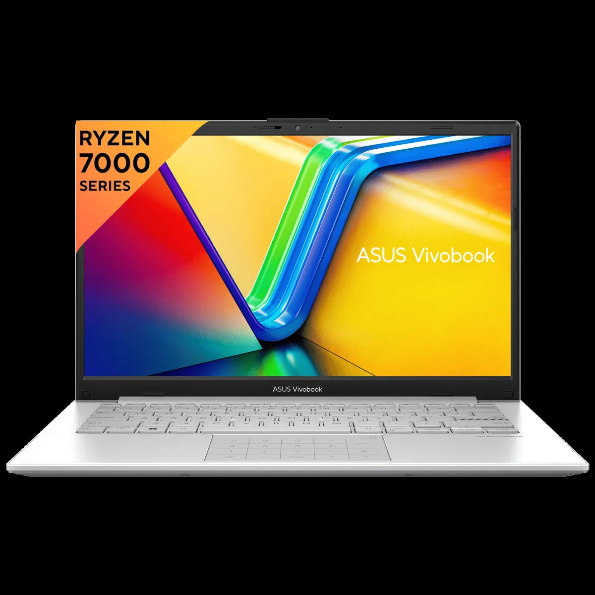 ASUS Vivobook Go 14 E1404FA-NK521WS AMD Ryzen 5 7520U 7th Gen Thin and Light Laptop (8GB, 512GB SSD, Windows 11 Home, 14 inch Full HD Display, MS Office Home & Student 2021, Cool Silver, 1.38 KG)