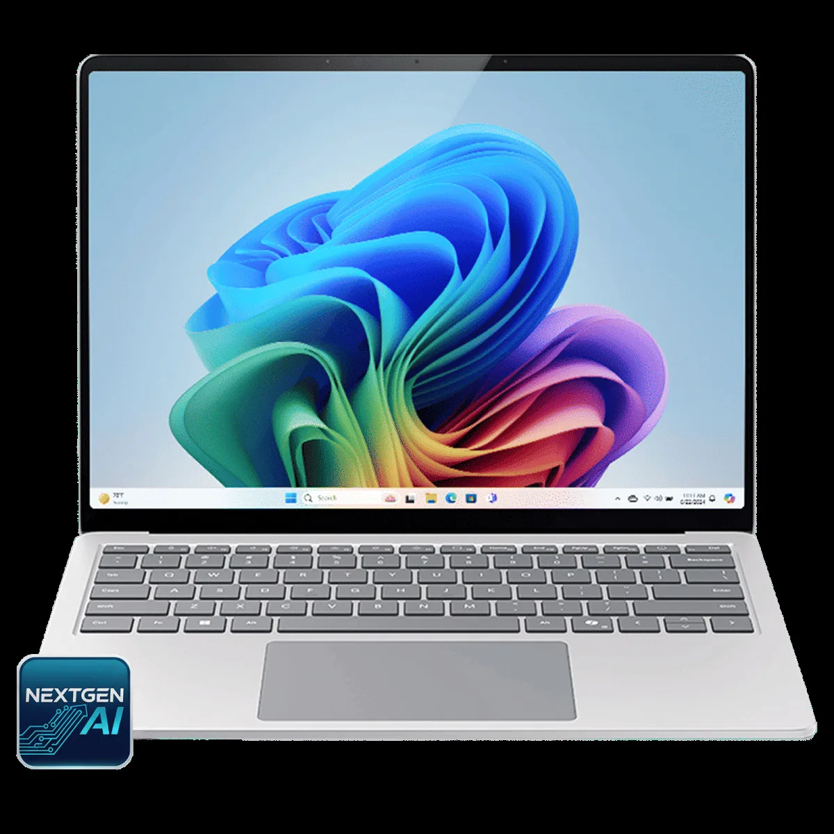 Microsoft Surface 7th Edition Snapdragon X Elite Touchscreen Ultra Thin Laptop (16GB, 512GB SSD, Windows 11 Home, 13.8 inch LCD Display, Microsoft 365 for 6 Months, Platinum, 1.34 KG)