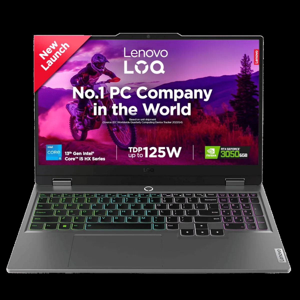 Lenovo LOQ 15IRX9 Intel Core i5 13th Gen Gaming Laptop (16GB, 512GB SSD, Windows 11 Home, 6GB Graphics, 15.6 inch 144 Hz Full HD IPS Display, NVIDIA GeForce RTX 3050, MS Office 2021, Luna Grey, 2.38 KG)