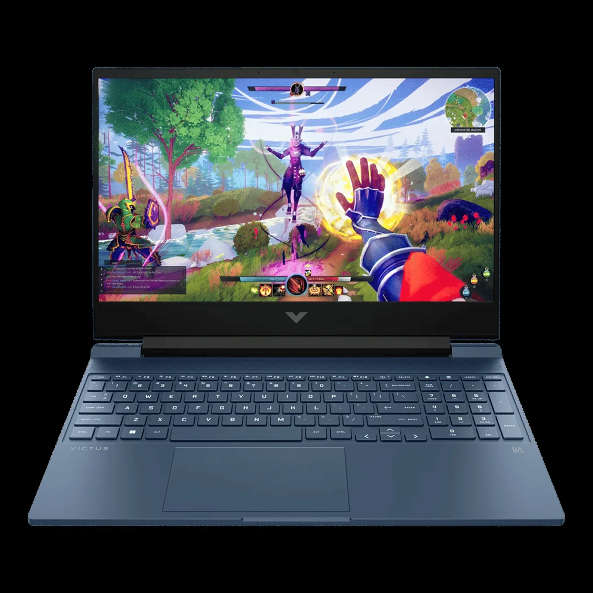 HP Victus 15-fb3004AX AMD Ryzen 5 Gaming Laptop (16GB, 512GB SSD, Windows 11 Home, 4GB Graphics, 15.6 inch 144 Hz Full HD IPS Display, NVIDIA GeForce RTX 2050, MS Office Home 2024, Performance Blue, 2.29 KG)