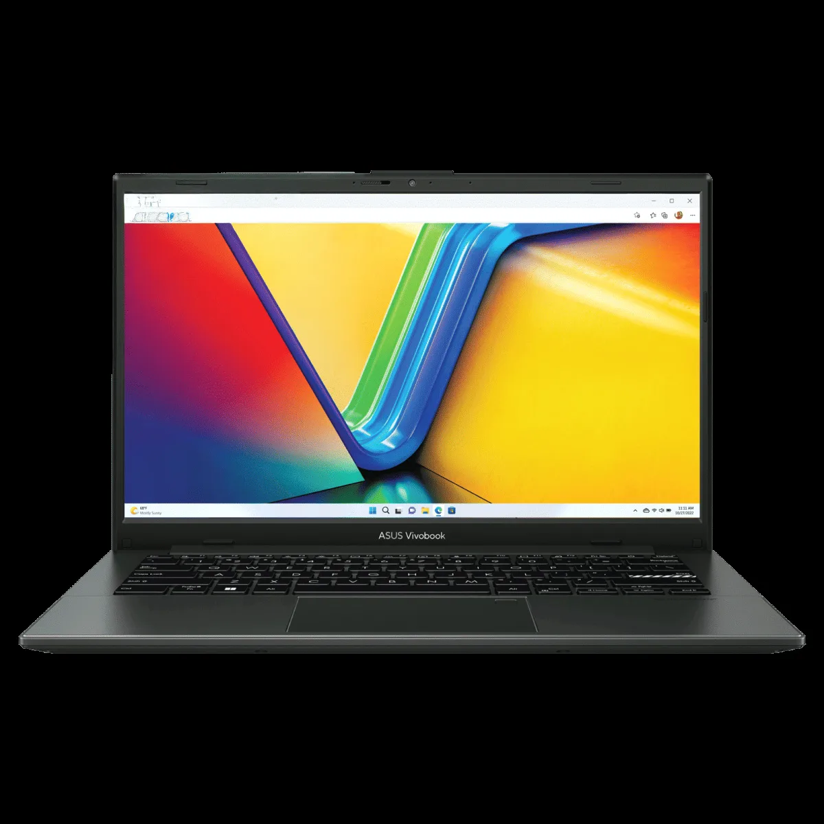 ASUS Vivobook Go 14 AMD Ryzen 5 7520U Thin & Light Laptop (16GB, 512GB SSD, Windows 11 home, AMD Radeon Graphics, 14 inch Full HD Display, MS Office Home 2024, Mixed Black, 1.38 KG)