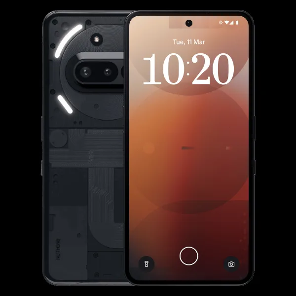 Nothing Phone 3a 5G (8GB RAM, 128GB, Black)