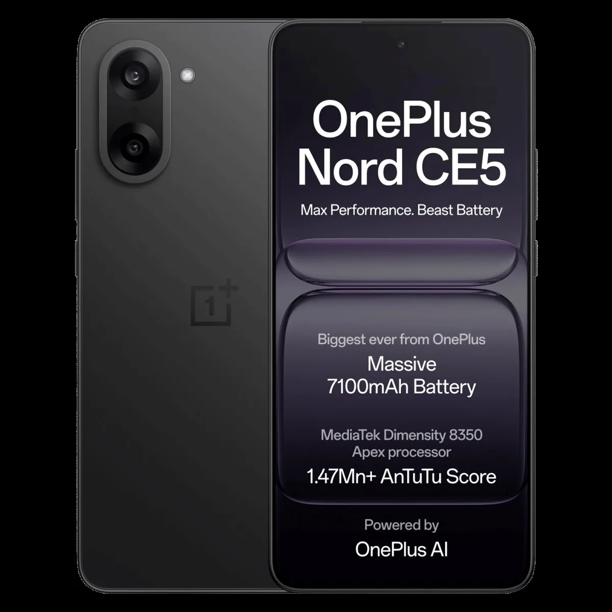 OnePlus Nord CE5 5G (8GB RAM, 256GB, Black Infinity)