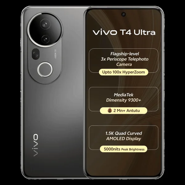 vivo T4 Ultra 5G (8GB RAM, 256GB, Meteor Grey)