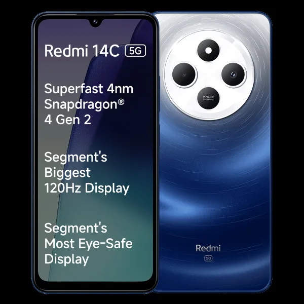 Redmi 14C 5G (4GB RAM, 128GB, Starlight Blue)