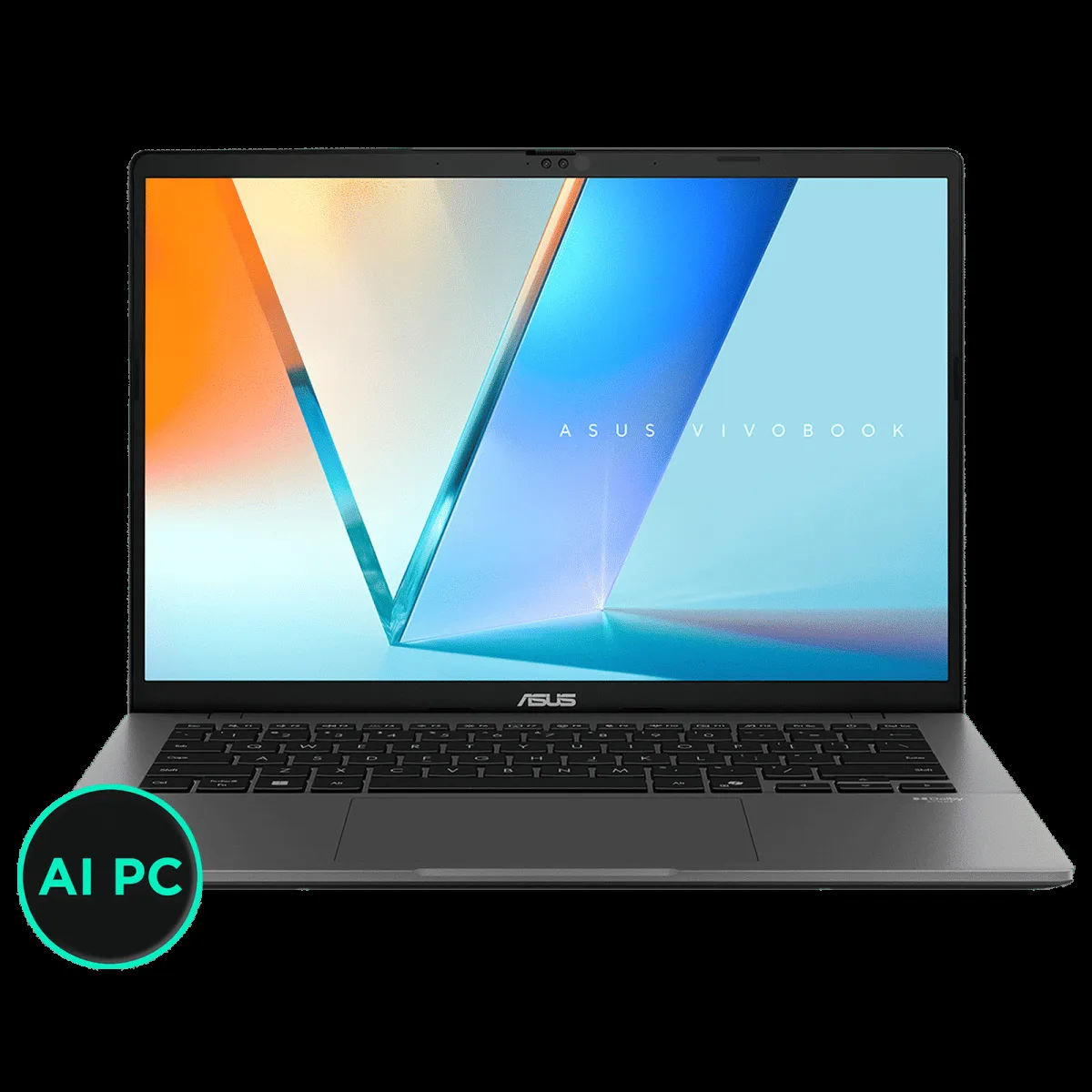 ASUS Vivobook S14 S3407CA-LY057WS Intel Core Ultra 5 Thin & Light Laptop (16GB, 512GB SSD, Windows 11, 14 inch WUXGA IPS Display, MS Office 2024, Matte Gray, 1.40 KG)