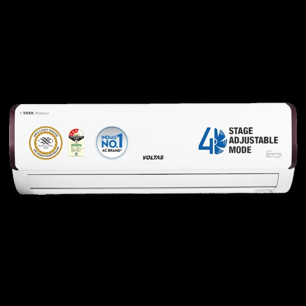 VOLTAS 163V Vectra Pearl 4 in 1 Convertible 1.3 Ton 3 Star Inverter Split AC with Anti Dust Filter ( Copper Condenser, 4503543)