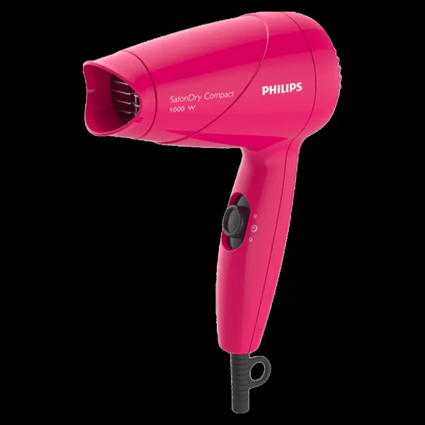 PHILIPS SalonDry Hair Dryer with 2 Heat Settings (Narrow Concentrator, Pink)