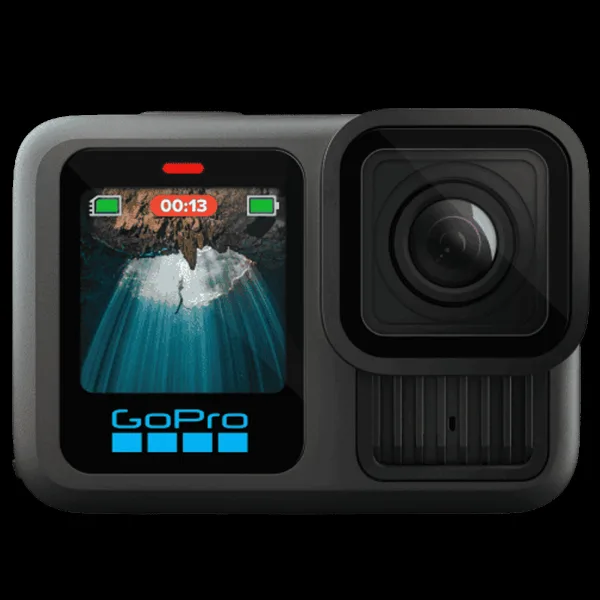 GoPro Hero13 5.3K and 27MP 240 FPS Waterproof Action Camera with Voice Control (Black)