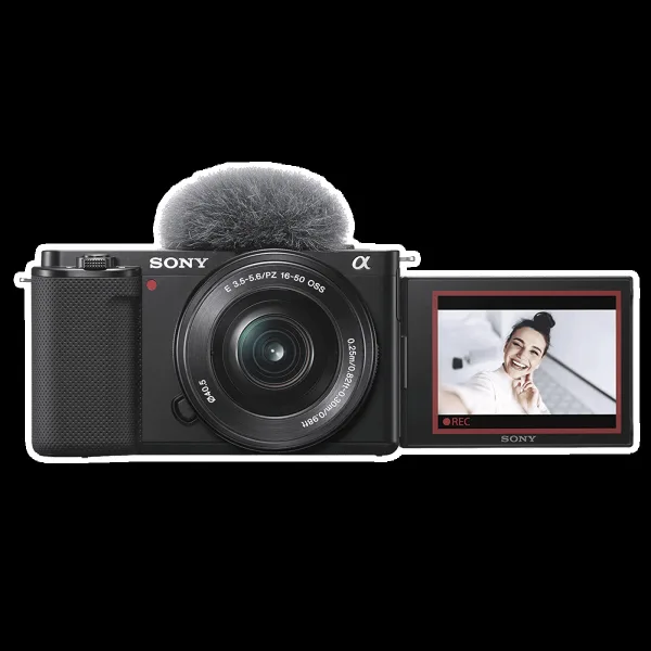 SONY Alpha ZV-E10L 24.2MP Mirrorless Camera (16-50 mm Lens, 23.5 x 15.6 mm Sensor, Vari-Angle Touch Screen LCD)