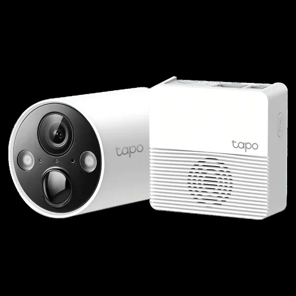 tp-link Tapo C420S1 Wi-Fi Bullet CCTV Security Camera (Two-Way Audio, White)
