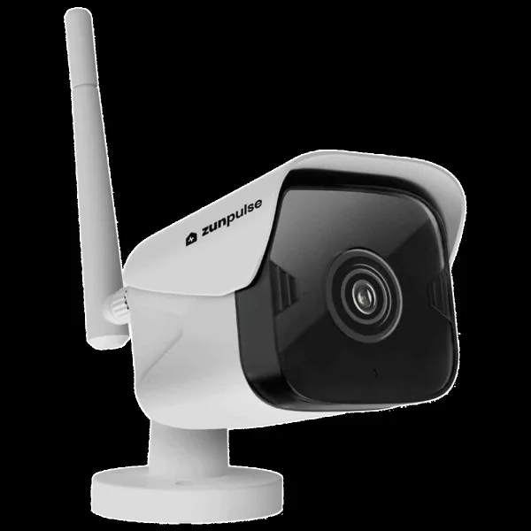 zunpulse CCTV Security Camera (Night Vision with Real-Time Monitoring, Camer - 720p, White)